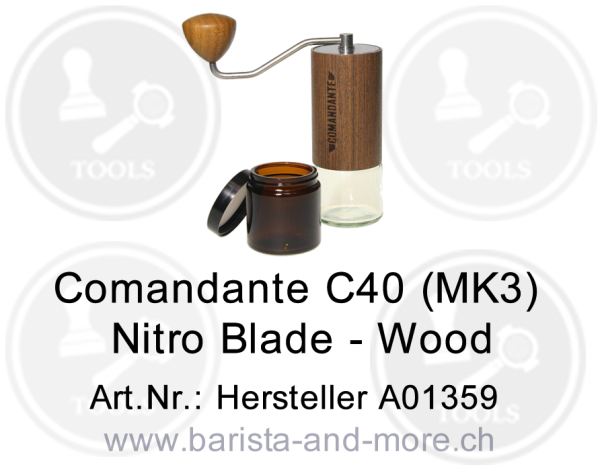 Comandante Handmühle C40-MK3NB-W